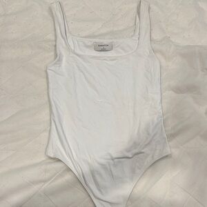 Babaton Classic White Bodysuit